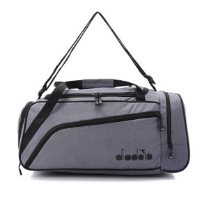 Diadora Multi-Compartment Sports & Training Duffel Bag - Gray