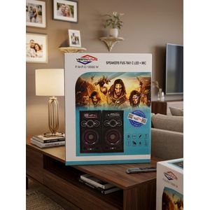 VESTAFUTURE  SUB SPEAKERS FUS-7661 C LED + MIC