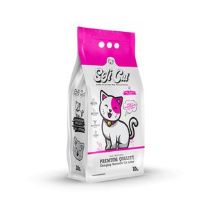 Soft Cat سوفت كات رمل قطط برائحه بودره الاطفال 10 لتر