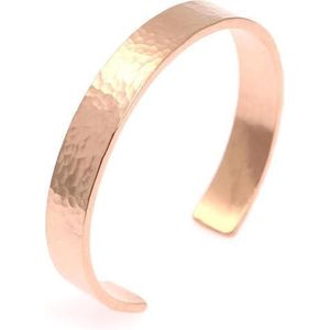 3Diamonds Hand Hammered Copper Cuff Bracelet for Women and Men – Stylish Adjustable Design, Suitable for Daily Wear and Gift