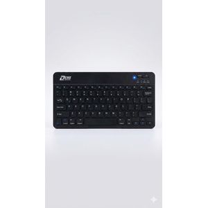 Zero ZR-3030 Foldable Wireless Keyboard - Bluetooth, Rechargeable, Supports Mobile Phones, Tablets, and Computers - Black
