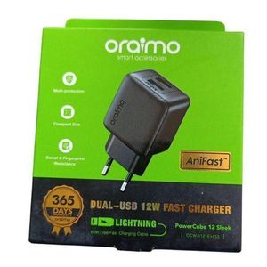 Oraimo powercube 12 w with dual port ocw 1121e+m53