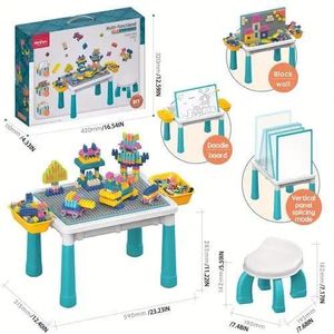 Multifunctional 6-in-1 Kids' Play Table 108 pcs