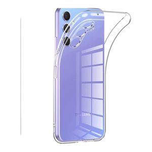 جراب شفاف كريستالي لهاتف سامسونج جالاكسي A36/A56 4G/5G - مصنوع من جل TPU ناعم ومرن، لحماية من الخدوش