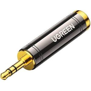 Ugreen  3.5mm to 1/4 Adapter 2 Pack 3.5mm 1/8 Male to 6.35mm Female Audio Jack Plug Converter Headphone Adapter for Speaker Headphone, Guitar, Digital Piano