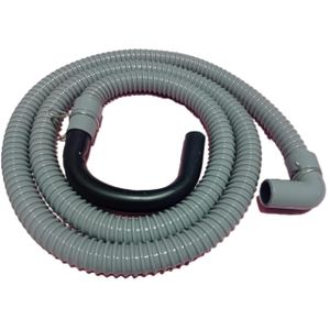  خرطوم صرف غسالة فوق اوتوماتيك 1.7 متر متوافق مع غسالة توشيبا مصنوع من خامات شديدة التحمل بكوع عند مدخل المياة