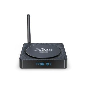 X98K Pro 4+32G Android 11 TV Box 8K Ultra HD WiFi 6&bluetooth 5.0 3D HDR Streaming Media Player Voice Remote Smart TV Box