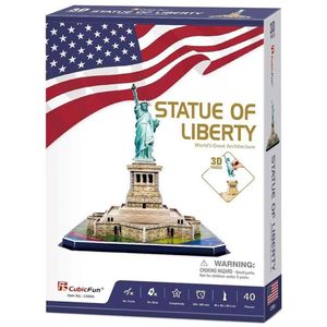 Cubic Fun Statue of Liberty 3D Puzzle 40 Pieces - C080H