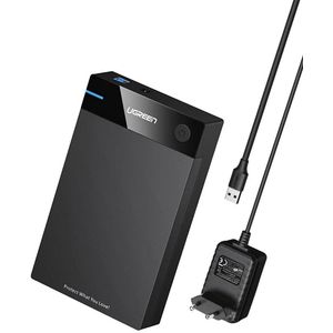 Ugreen 3.5 2.5 sata usb 3.0 hard drive case, black
