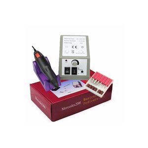 Electric Nail Art Drill Tool Black/Red/Brown