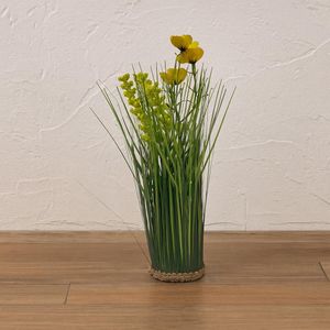 نبات عشب صناعي ديكور بوهو مودرن - باقة زينة للمنزل والمكتب بتصميم ريفي أنيق