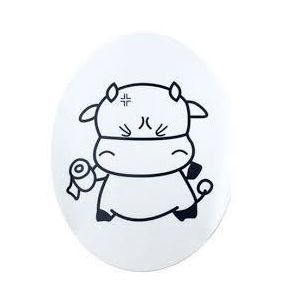 مجموعة ملصقات لاصقة للحمام - ملصقات جدارية للمرحاض للتزيين -  وديكور المنزل - ملصقات للحمام - ملصقات لتزيين المرحاض