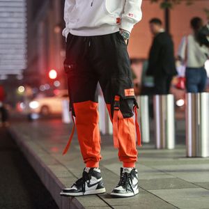 Black Cargo Pants Men Hip Hop Streetwear Joggers Sweatpant Fashion Harajuku  Harem Pant Multi-pocket Casual Mens Pants