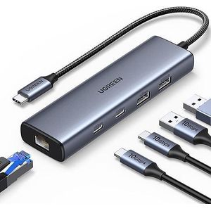 Ugreen 45320) CM512 6-in-1 10Gbps USB-C Hub -Space Grey