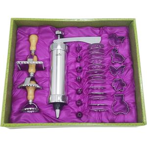 30 قطعة من أدوات تشكيل البسكويت، مسدس تزيين الكيك، مضخة لصنع البسكويت، أدوات تزيين الكيك، قوالب بسكويت متعددة الأشكال، أداة تشكيل البسكويت، أداة بثق البسكويت، أدوات تزيين الكيك في المطبخ، 13 قرصًا + 3 قواطع رافيولي، ختم