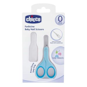 Chicco Baby Nail Scissors - Light Blue, 1 Piece