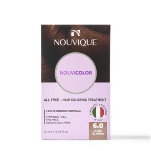 NOUVIQUE NouviColor 6 صبغة شعر دائمة أشقر غامق 50 مل