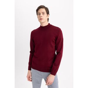 Defacto Slim Fit Pullover - Bordeaux