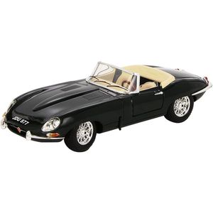 Bburago Jaguar E-type Cabriolet (1961) 1/18 Diecast Model - Black - 18-12046