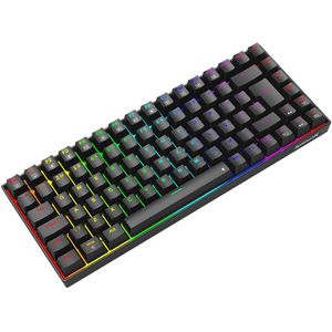 Redragon  كيبورد العاب ميكانيكي 75% باضاءة RGB من فانتوم، لون بني، K629-RGB (بي تي-براون)