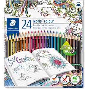 Staedtler ألوان خشب نوريس من ستادلر، 24 قطعة، 185 C24Jb