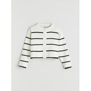 LC Waikiki Crew Neck Girls Knitted Cardigan