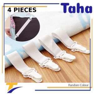 Hands DIY 4pcs Bed Sheet Holder Straps Adjustable Fitted Sheet Clips  Non-slip Bed Sheet Fastener Suspenders Elastic Mattress Pad Gripper Strap  for