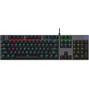 HP GK400F Mechanical Gaming Keyboard,dust & Spill Resistant,RGB Backlit Keys,Metal Panel,Full-Sized Keyboard Design