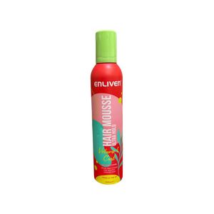 Enliven Hair Mousse ultra hold volume & curl 300 ml .
