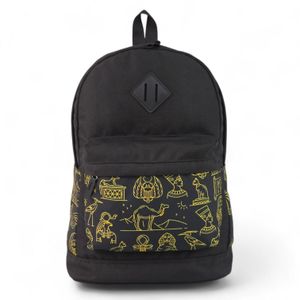 Force 14" Laptop Backpack – Egyptian Heritage Print (Pharaoh Vibes)