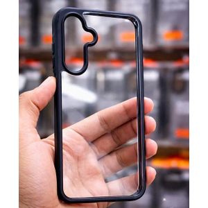 Maximum protection cover Transparent Anti-Yellowing Protective Hard Back With silicone frame case For Samsung Galaxy S26 Plus