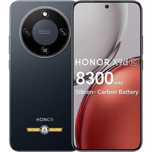 Honor هاتف X9d 5G، رام 8+256 جيجابايت، شاشة أموليد 6.79 بوصة 1.5K 120 هرتز، سوبر تشارج 66 واط، سناب دراجون 6 الجيل الرابع، أسود ميدنايت