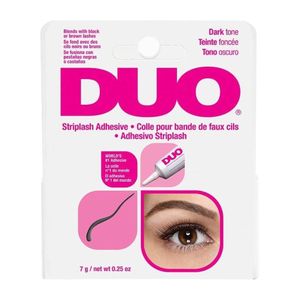 Duo Striplash Lash Glue Clear Brush-On Pink - Dark Tone - 7g