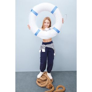Defacto 100% Cotton Parachute Cargo Jogger Leg Pants Girl Kids