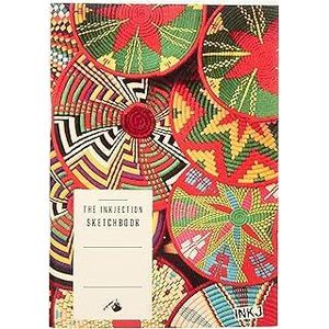 A5 sketchbook for drawing, nubian pattern