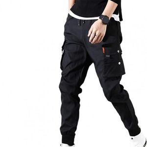 Men's Black Joggers Korean Pants Chandals Man Summer Men's Cargo Pa