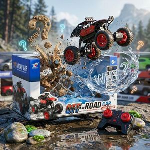 1:16 Scale Alloy Off-Road RC Rock Crawler – High-Speed Remote Control Monster Truck with Shockproof Suspension and All-Terrain Tires for Outdoor Racing Adventure