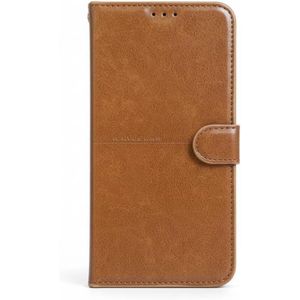 جراب متوافق مع هاتف هواوي واي 7 2019/ Huawei y7 2019 وش وضهر من الجلد قابل للطي بتصميم جديد و مميز و بخامة عالية الجودة مضادة للصدمات من_XTECH _لون بني