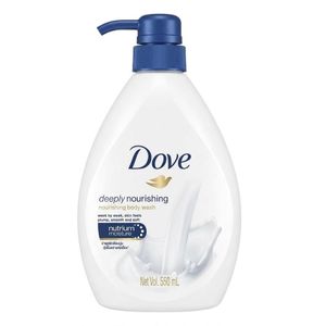 Dove Deeply Nourishing Body Wash 550ml - Moisturising Shower Gel with 1/4 Moisturising Cream