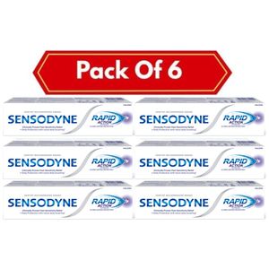 Sensodyne معجون أسنان سريع المفعول، 75 مل *6