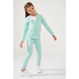 Defacto Girl Knitted Bottom Trousers - Mint