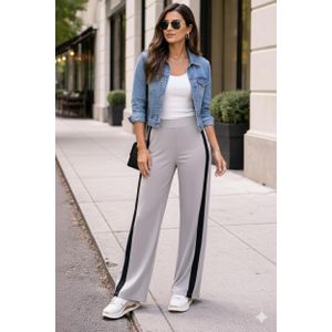 بنطلون نسائي، قماش غطس، مرن