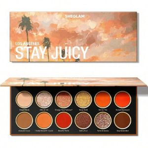SHEGLAM Stay Juicy Los Angeles Eyeshadow Palette – 9-Color Vibrant Pigment Palette