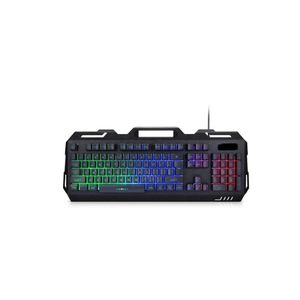 ZERO لوحة مفاتيح جيمينج RGB مع حامل موبايل USB من زيرو