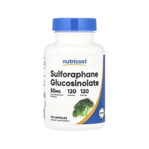 Nutricost Sulforaphane Glucosinolate, 50 mg, 120 Capsules