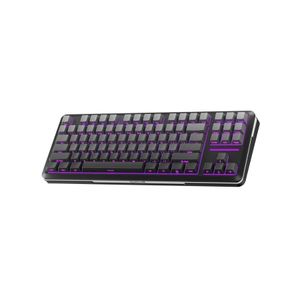 REDRAGON Wireless Mechanical Keyboard, K734SP 3 Modes Bluetooth Gasket Hot Swappable TKL RGB Custom Keyboard, Pre lubed Switches, Side Printed PBT Gradient Keycaps, South Facing LEDs Socket