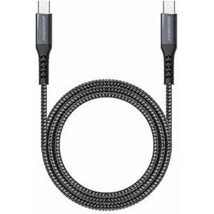 ROCKROSE USB C to USB C Cable, 60W Power delivery fast charging braided cable compatible with Samsung Galaxy, Google Pixel, iPad Pro, MacBook Air, MacBook Pro, Huawei & More, Sync Cable 100cm length
