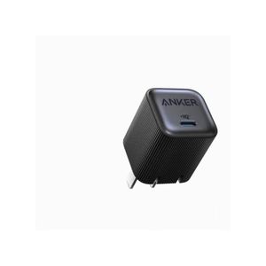 Anker A2339 Nano Charger 35W GaN USB C PD Fast Charging Compact Adaptor IQ Smart Safe Travel Power Plug - Black