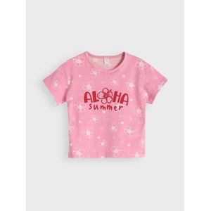 LC Waikiki Crew Neck Printed Girl's T-Shirt