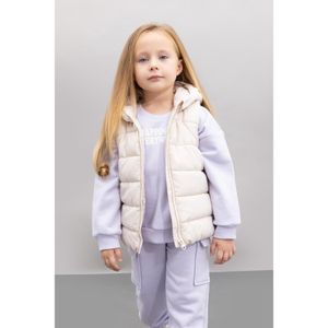 Defacto Baby Girl Regular Fit Sleeveless Vest - STONE